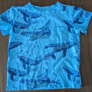 Andy & Evan Whale Pocket Tee-Shirt 4T